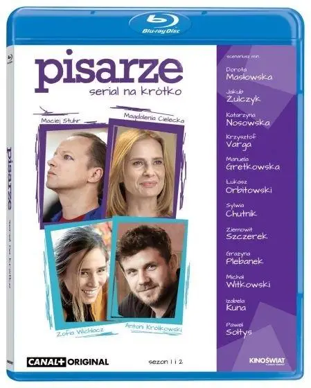 Pisarze. Serial na krótko. Sezon 1 i 2 (blu-ray) - Mikołaj Lizut, Paweł Maślona