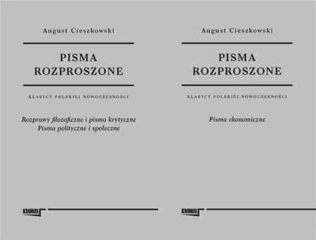 Pisma rozproszone T.1-2 - August Cieszkowski