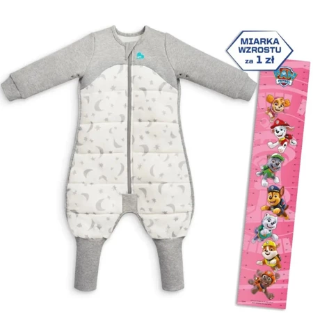 Piżama Love To Dream - 12-24 m - biała, księżyc - ETAP 3 2,5 TOG