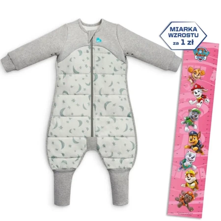 Piżama Love To Dream - 12-24 m - oliwkowa, księżyc - ETAP 3 2,5 TOG