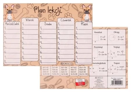 Plan lekcji A5 Buldog (25szt) - Cresco