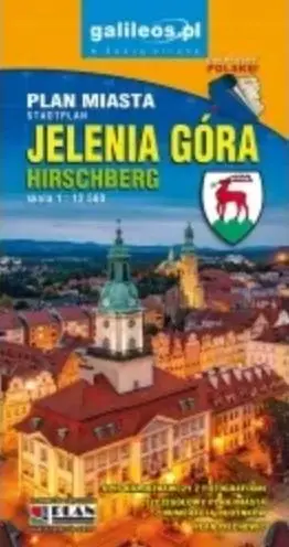 Plan miasta - Jelenia Góra 1:12 500 w.2023 - praca zbiorowa