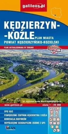 Plan miasta - Kędzierzyn-Koźle (powiat) 1:20 000 - praca zbiorowa