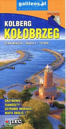 Plan miasta - Kołobrzeg i Ustronie Morskie 1:10000 - Opracowanie zbiorowe