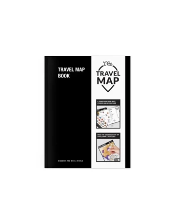 Planer zdrapka podróży Travel Map Book