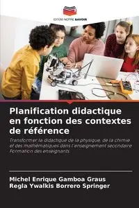 Planification didactique en fonction des contextes de référence - Michel Enrique Gamboa Graus