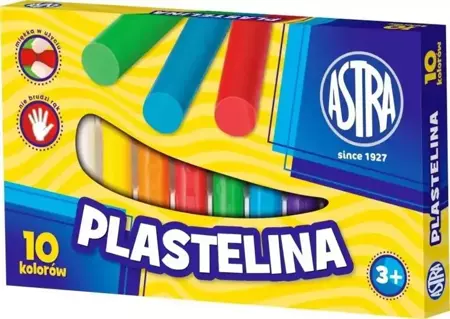 Plastelina 10 kolorów ASTRA - Opracowanie zbiorowe