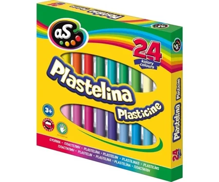 Plastelina 24 kolory AS - ASTRA papiernicze