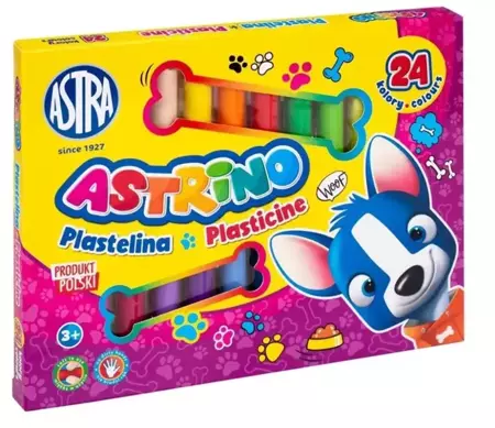 Plastelina 24 kolory Astrino ASTRA - ASTRA papiernicze