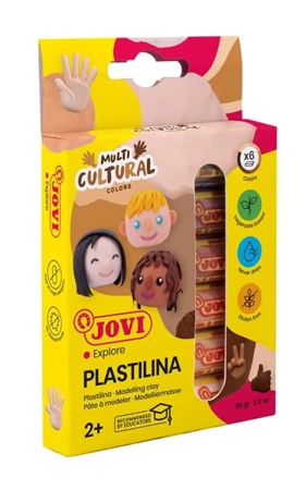 Plastelina cielista 6 kolorów po 15 g - JOVI