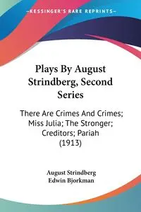 Plays By August Strindberg, Second Series - August Strindberg