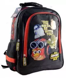 Plecak szkolny czarny Angry Birds Star Wars ST Majewski - Brak Danych