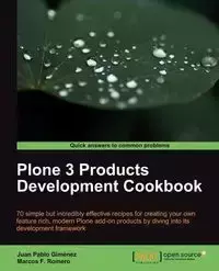 Plone 3 Products Development Cookbook - Marcos Romero