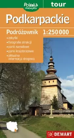 Podkarpackie mapa turystyczna - Opracowanie zbiorowe