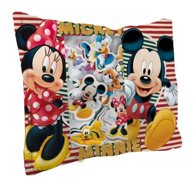 Poduszka 35x45cm + mini poduszka 10x10cm Mickey Mouse - Kids Euroswan zabawki licencja