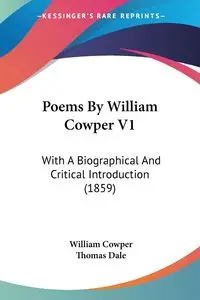 Poems By William Cowper V1 - William Cowper