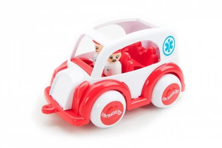 Pojazd Ambulans z figurkami Jumbo Viking Toys - Dante