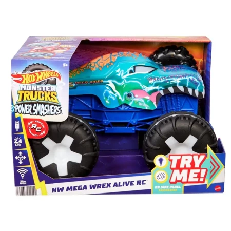 Pojazd Monster Trucks Mega Wrex Światła i dźwięk - Hot Wheels