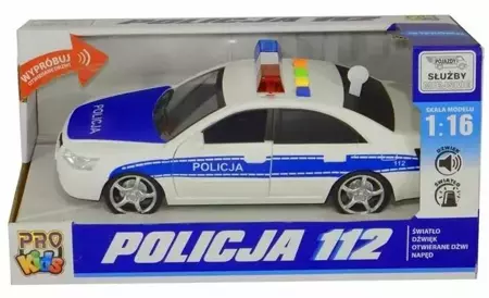 Pojazd z dźwiękami - Policja Polska - Pro Kids