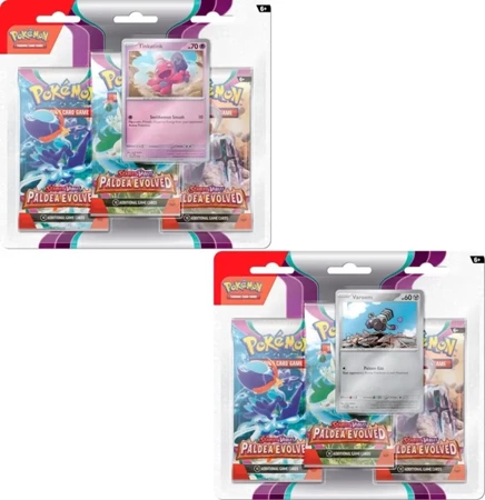 Pokemon TCG: SV 02 3-pack blister box MIX - The Pokemon Company International (Y)