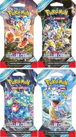 Pokemon TCG Scarlet & Violet Stellar Crowns Sleeved Booster 1szt.mix - The Pokemon Company International (Y)