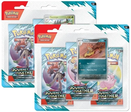 Pokemon TCG Scarlet and Violet Journey Together 3 Pack blister 1szt.mix - The Pokemon Company International (Y)