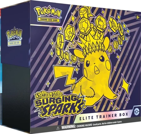 Pokemon TCG Scarlet and Violet Surging Sparks Elite Trainer Box Bundle - The Pokemon Company International (Y)