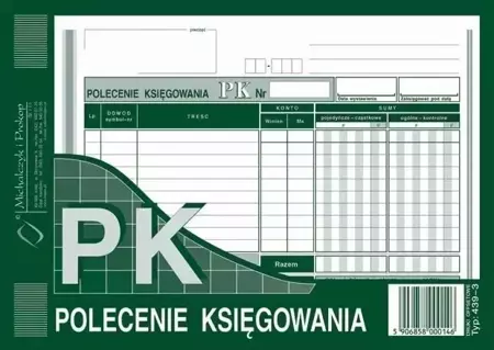 Polecenie księgowania 439-3 - Michalczyk i Prokop