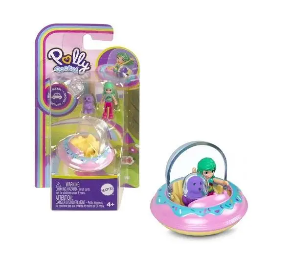 Polly Pocket. Figurka z pojazdem - Pączek HKV57 - Mattel