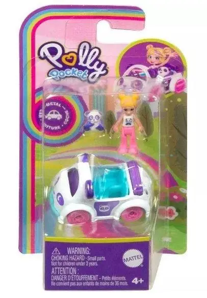 Polly Pocket. Figurka z pojazdem - Panda HKV56 - Mattel