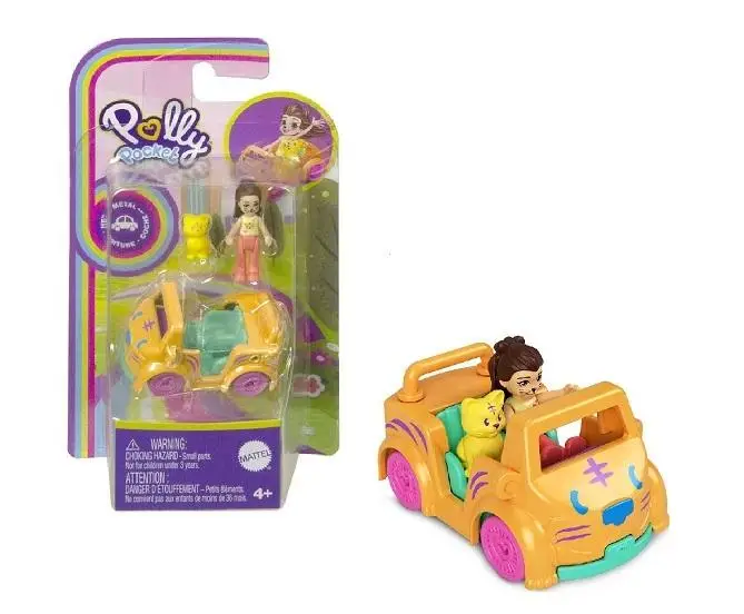 Polly Pocket. Figurka z pojazdem - Tygrysek HKV60 - Mattel