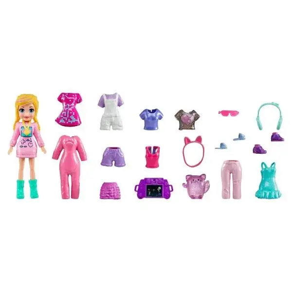 Polly Pocket Lalka + ubranka asortyment HRD60 - Mattel