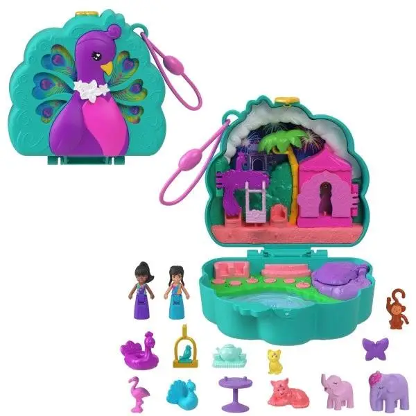 Polly Pocket. Ogród Pawia - Mattel