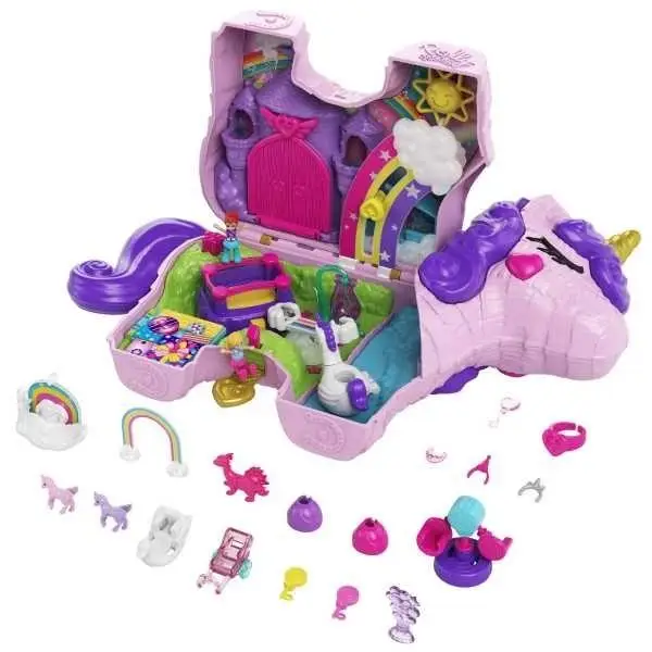 Polly Pocket. Zestaw Jednorożec niespodzianka - Mattel