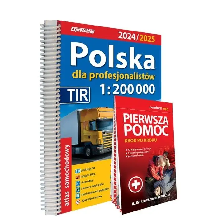 Polska dla profesjonalistów atlas + pierwsza pomoc - praca zbiorowa