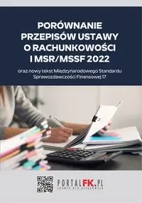 Porównanie przepisów ustawy o rachunkowości i MSR MSSF 2022 - KATARZYNA TRZPIOŁA