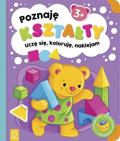 Poznaję kształty. Uczę się, koloruję, naklejam - Sylwia Kajdana