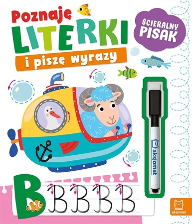 Poznaję literki i piszę wyrazy. Ścieralny pisak - Agnieszka Bator