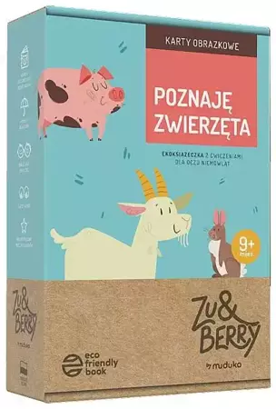 Poznaję zwierzęta. Karty obrazkowe 9 mies.+ - Opracowanie zbiorowe