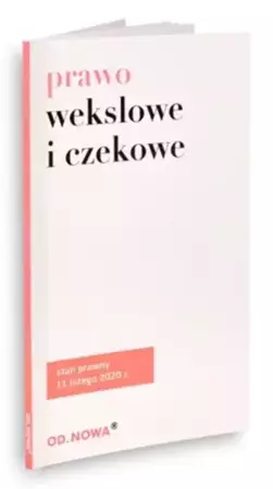 Prawo wekslowe i czekowe 11.02.2020 - Agnieszka Kaszok