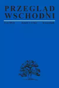 Przegląd Wschodni Tom 62 - Malicki Jan