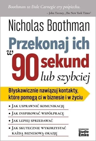 Przekonaj ich w 90 sekund lub szybciej - Nicholas Boothman