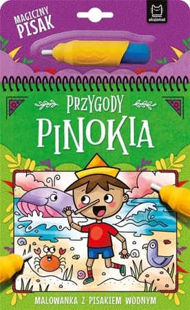 Przygody Pinokia. Malowanka z pisakiem wodnym - Bogusław Michalec