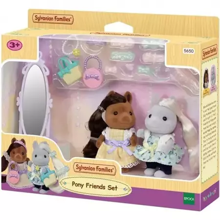 Przyjaciele kucyka z długimi włosami zestaw - Sylvanian Families