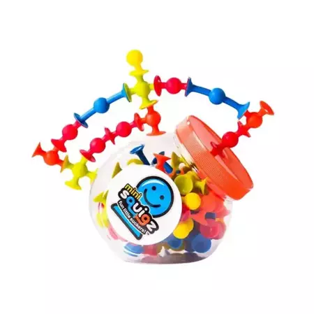 Przyssawki Squigz Mini silikonowe klocki 75el - Fat Brain Toy Co