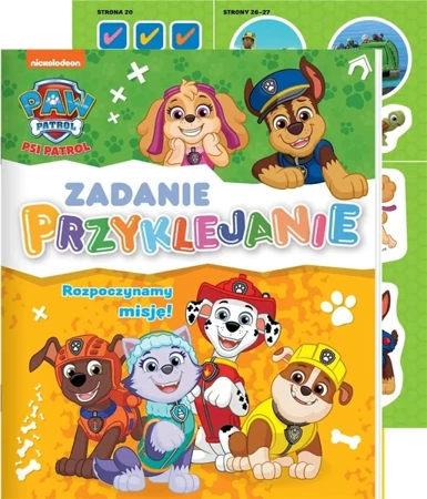 Psi Patrol. Zadanie Przyklejanie cz.6 - praca zbiorowa