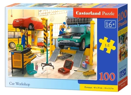 Puzzle 100 Car Workshop CASTOR - Castorland