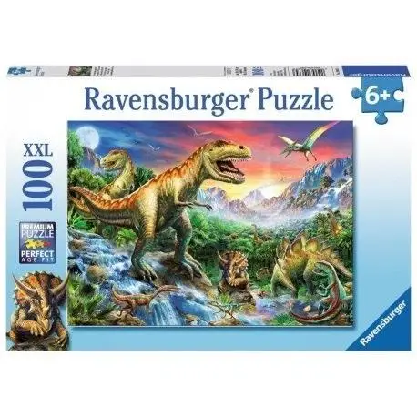 Puzzle 100 Epoka Dinozaurów - Ravensburger