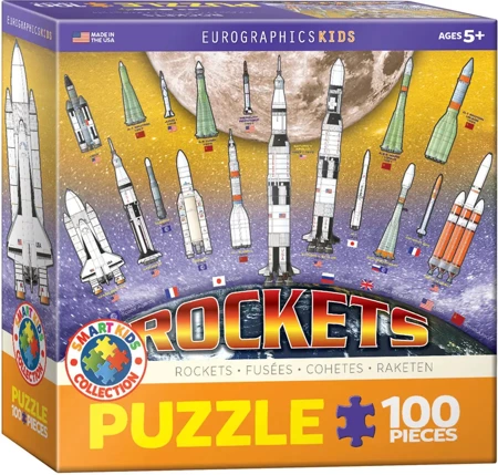 Puzzle 100 Smartkids Rocket 6100-1015 - Eurographics