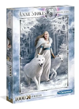 Puzzle 1000 Anne Stokes Collection Winter Guardian - Clementoni